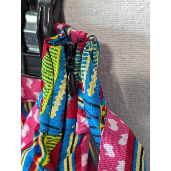 Women's Shenbolen African Design Midi Tie Skirt Size Large - Picture 4 of 5